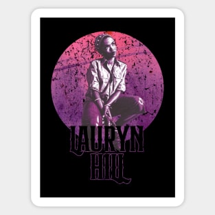 Lauryn Hill Bootleg Distressed Sticker